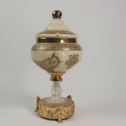 Dekorarya Milano Krem Salon Aksesuar Seti – 11 Parça - 5