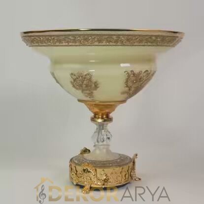 Dekorarya Milano Krem Salon Aksesuar Seti – 11 Parça - 7