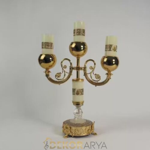 Dekorarya Milano Krem Salon Aksesuar Seti – 11 Parça - 11