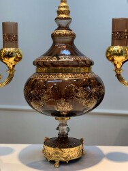 6 Parça Salon Konsol Aksesuar Seti̇ Kahve Milano - 5