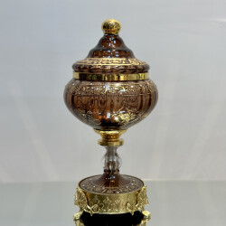 Milano 11 Parça Salon Konsol Aksesuar Seti̇ Kahve - 5