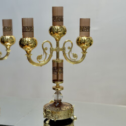 Milano 11 Parça Salon Konsol Aksesuar Seti̇ Kahve - 8