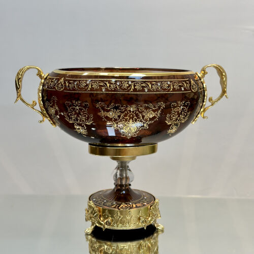 Milano 11 Parça Salon Konsol Aksesuar Seti̇ Kahve - 12