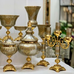 Napoli̇ 12 Parça Salon Konsol Aksesuar Seti̇ Platin - 2