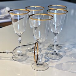 CANBA - Basic Altın 6’lı Butik Ayaklı Kadeh