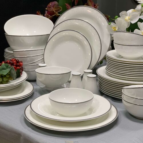 Be Original Monarch Silver 60 Parça 12 Kişilik Bone China Yemek Takımı - 2