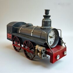 Buharlı Lokomotif Masa Saati (45×28 cm) - Deco Vien 