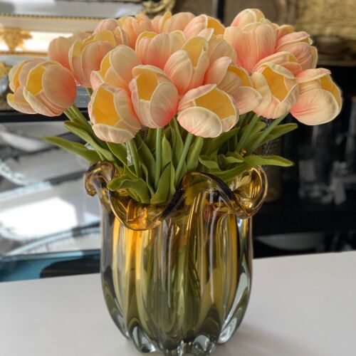 Yapay Çiçek Lale Peach Fuzz - 3