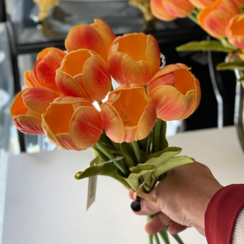 Yapay Çiçek Lale Orange - 2