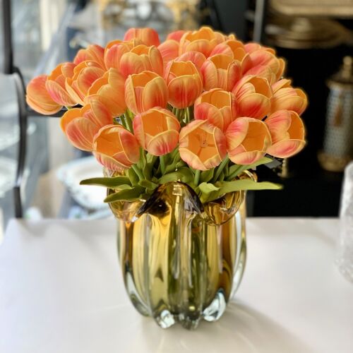 Yapay Çiçek Lale Orange - 1