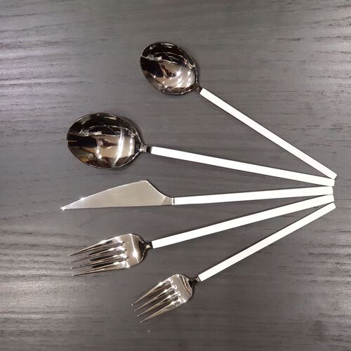 Milano 30 Parça Çatal Kaşık Takımı Silver Beyaz - 2