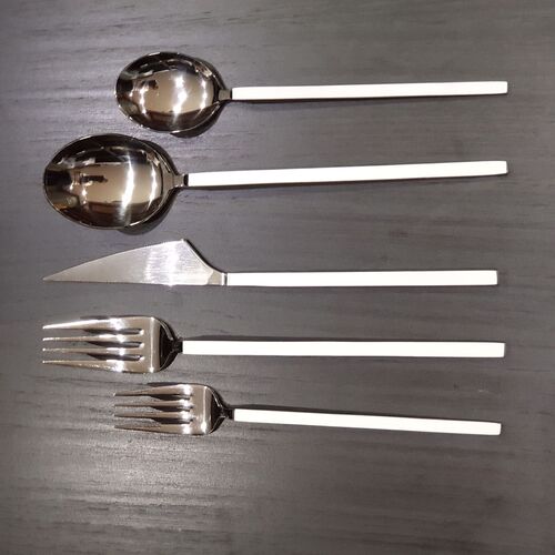 Milano 30 Parça Çatal Kaşık Takımı Silver Beyaz - 3