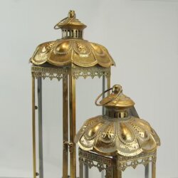 Nostaljik İkili Dekoratif Fener Seti - 2