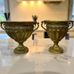 Eternal Bloom Çiftli Klasik Saksı Set - Dekor Arya