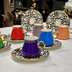 Deren 6 Renk 6lı Nescafe Takımı - CANBA & GLAZZE 