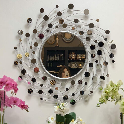 Yuvarlak Gümüş Ayna - 3