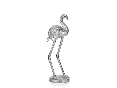 Gümüş Dekoratif Flamingo - 4