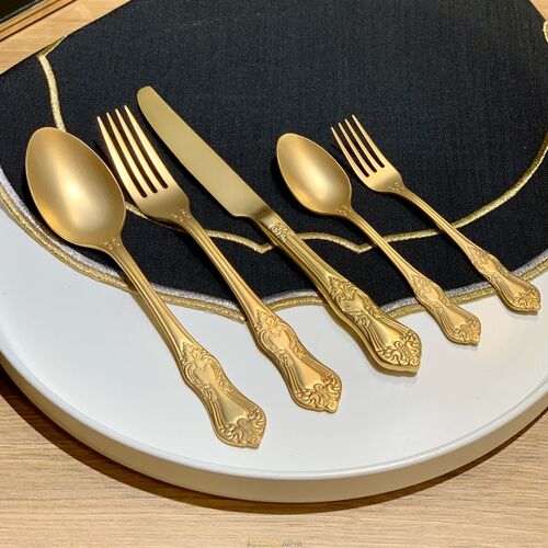 Gold Çatal Bıçak Takımı 30 Parça