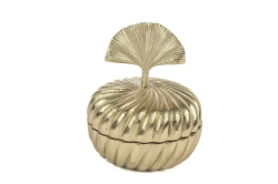 Gold Kapaklı Dekor Obje 16x19cm - 1