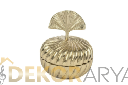 Gold Kapaklı Dekor Obje 16x19cm - 3