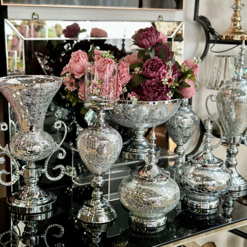 7 Parça Salon Konsol Aksesuar Seti Gümüş - 2