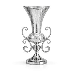 7 Parça Salon Konsol Aksesuar Seti – Gümüş, Klasik & Şık Dekor - 5