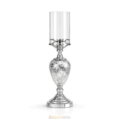 7 Parça Salon Konsol Aksesuar Seti – Gümüş, Klasik & Şık Dekor - 7