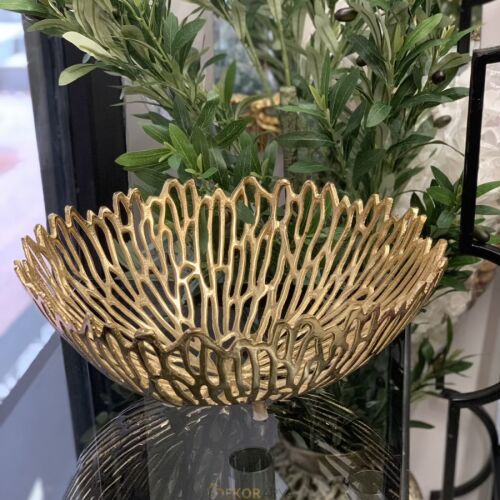 Dekorarya Coral Gold Döküm Metal Salon Aksesuar Seti - 3