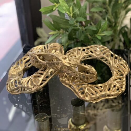 Dekorarya Coral Gold Döküm Metal Salon Aksesuar Seti - 6