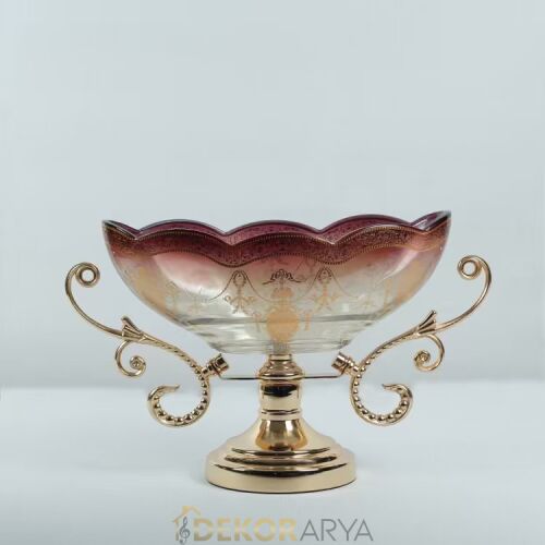 Imperial Amber Bordeaux 7 Parça Salon Aksesuar Seti - 3