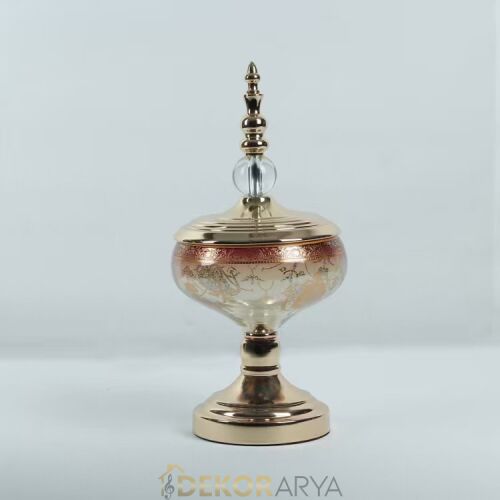 Imperial Amber Bordeaux 7 Parça Salon Aksesuar Seti - 4