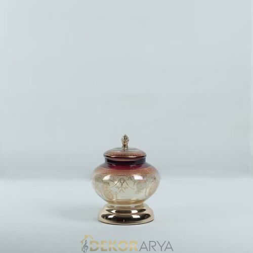 Imperial Amber Bordeaux 7 Parça Salon Aksesuar Seti - 5