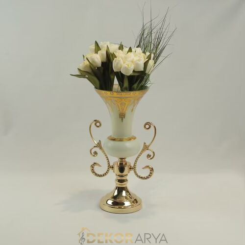 Imperial Antique Gold 7 Parça Salon Aksesuar Seti - 5