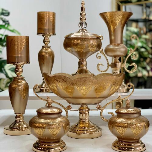 Imperial Champagne Glow 7 Parça Salon Aksesuar Seti - 2