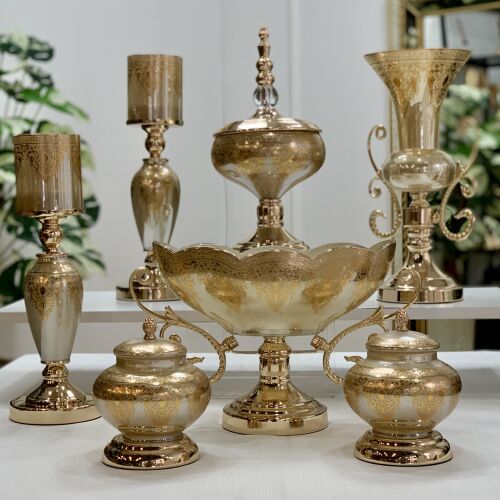 Imperial Royal Crest 7 Parça Salon Aksesuar Seti - 5