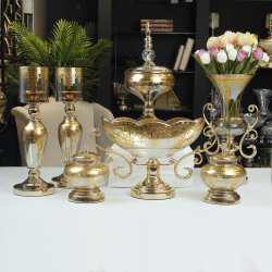 Imperial Verde Luxe Amber Gold 7 Parça Salon Aksesuar Seti - 2