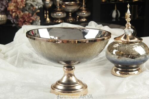 Lacivert Gold Lüks Salon Dekor Seti - 3