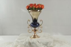 Lacivert Gold Lüks Salon Dekor Seti - 7