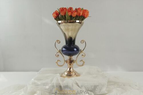 Lacivert Gold Lüks Salon Dekor Seti - 7