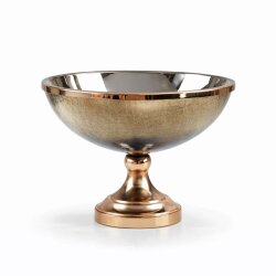 Lacivert Gold Lüks Salon Dekor Seti – Gösterişli Cam & Altın Detaylı 7 Parça Set - 5