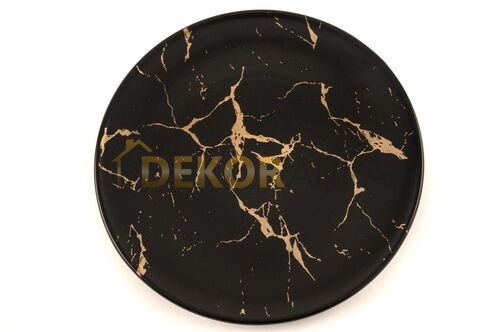 Gold Siyah Ayaklı Porselen Servis - 2