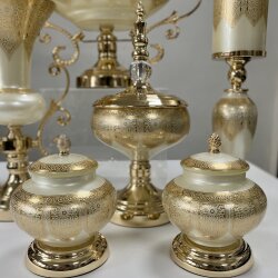 Imperial Cream Elegance 7 Parça Salon Aksesuar Seti - 4