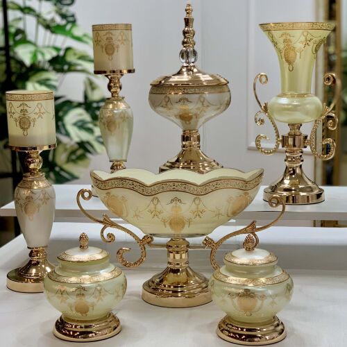 Imperial Ivory Charm 7 Parça Salon Aksesuar Seti - 4