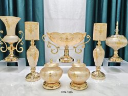 Imperial Rose Mist 7 Parça Salon Aksesuar Seti - Dekor Arya