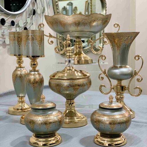 Imperial Silver Grace 7 Parça Salon Aksesuar Seti - 3