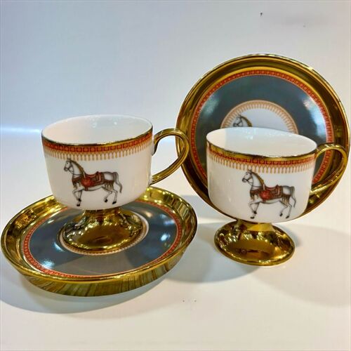 Cavalier Türk Kahve Fincan Takımı (2’li) - 1