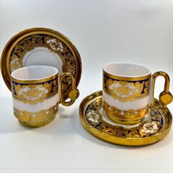 Regalia 2’li Türk Kahve Fincanı - Dekor Arya