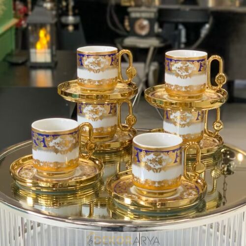 Türk Kahve Fincanı Regalia 6 Kişilik 12 Parça - 4