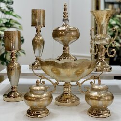 Imperial Royal Crest 7 Parça Salon Aksesuar Seti - Dekor Arya