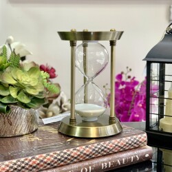 Kum Saati10*16.5 Cm Antik Gold - Deco Vien 